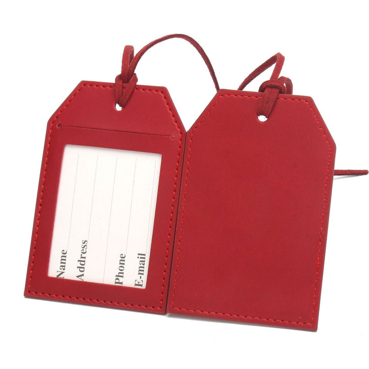 Premium Leather Travel Luggage Tag Bowlift