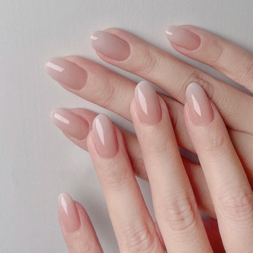 Premium French Tip Press-On Nails Bowlift