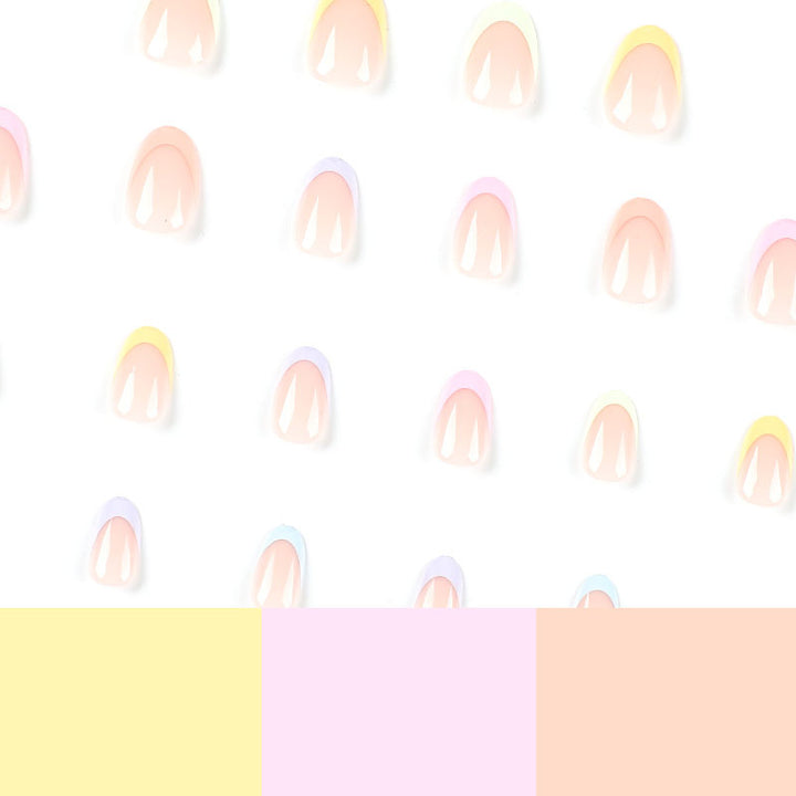 Artful nail extensions with elegant gradient and shine Bowlift