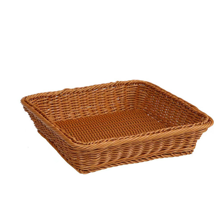 Women rectangular woven storage basket Bowlift