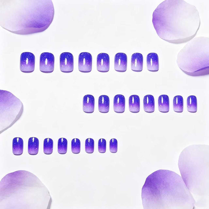 Artificial nails with glamorous ombré effect Bowlift