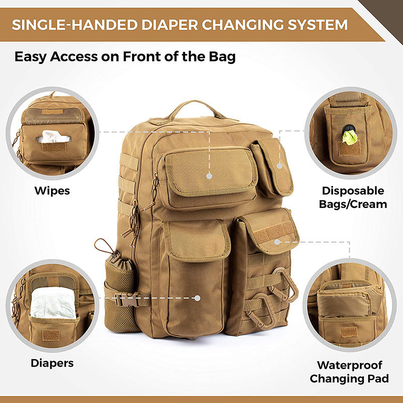 Multi-Functional Diaper Changing Backpack Bowlift