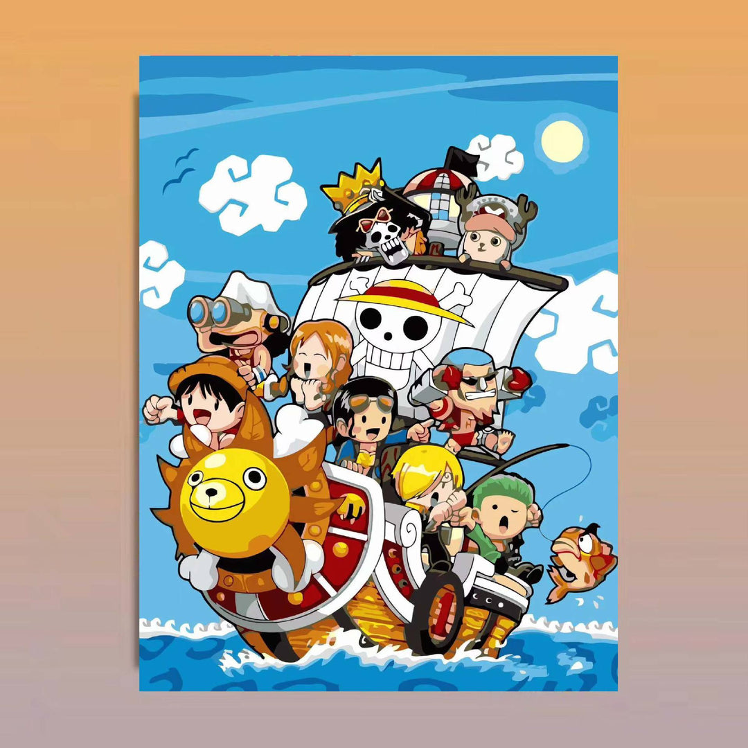 Cartoon-Themed Wall Art Canvas Print Bowlift