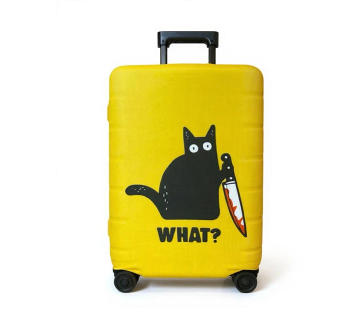 Unisex nan elastic suitcase cover with 3D dog design for trolley, stretchy and scratch-resistant Bowlift