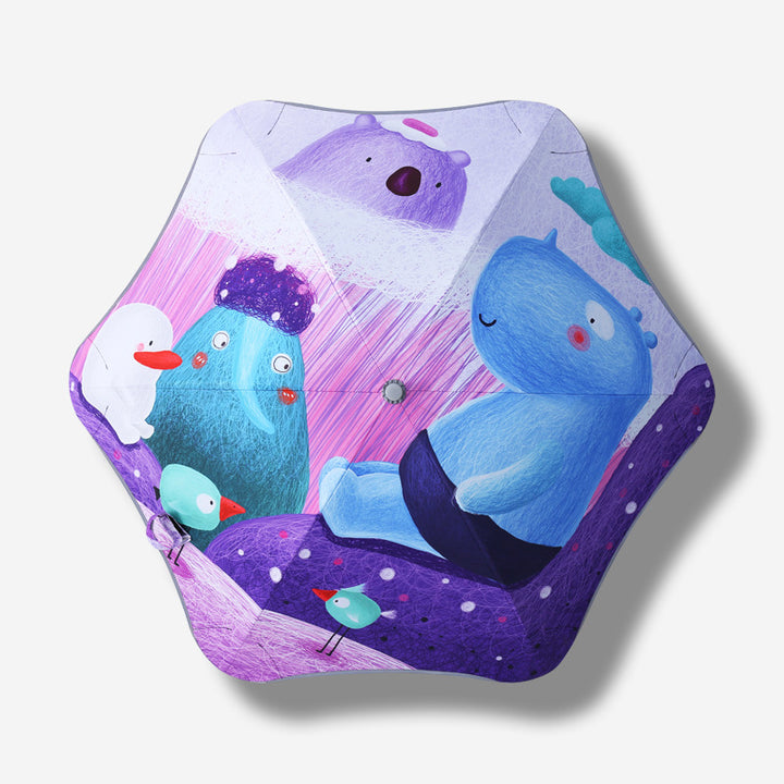 Women's Creative Art Umbrella Bowlift
