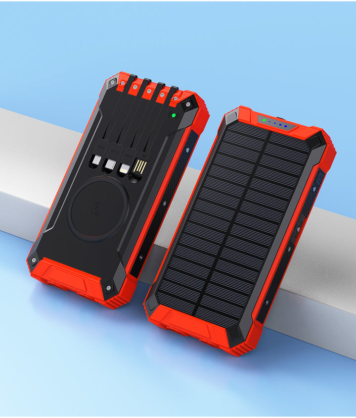 Solar-powered power bank Bowlift
