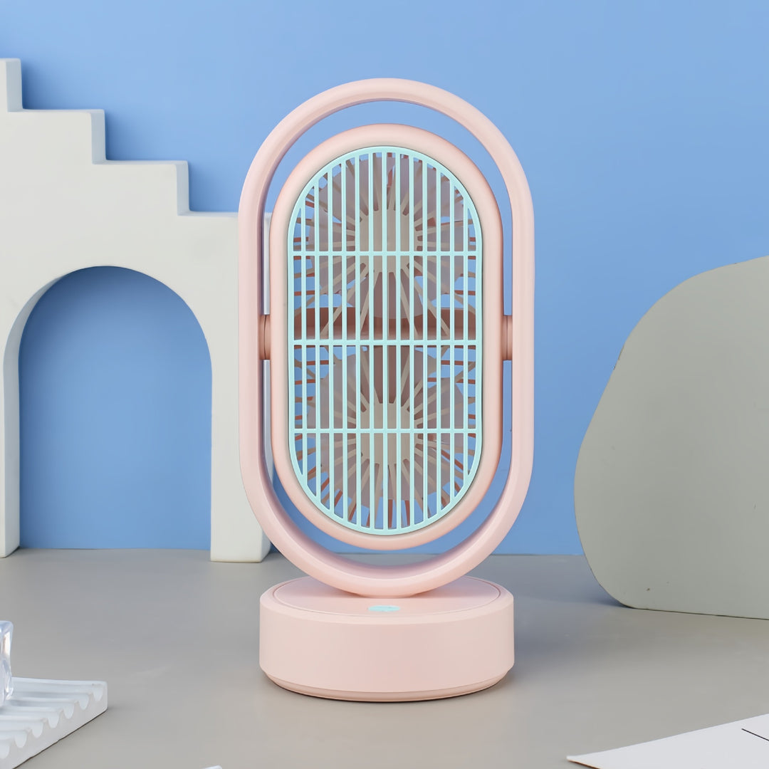 Ladies Portable Table Fan in Modern and Compact Design Bowlift