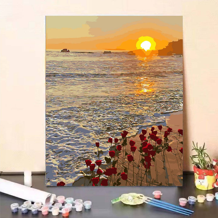 DIY Landscape Paint by Numbers Art Kit Bowlift