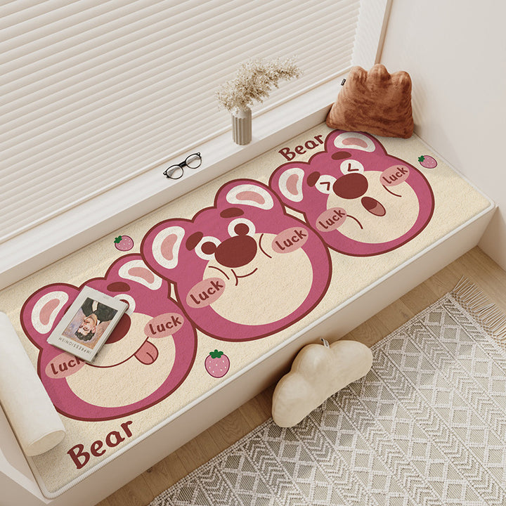 Playful Bear-Themed Decorative Area Rug