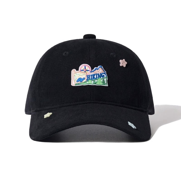Men's Casual Embroidered Hiking Cap Bowlift