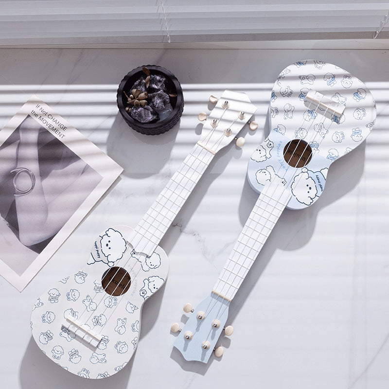Cartoon-Themed Ukulele Bowlift