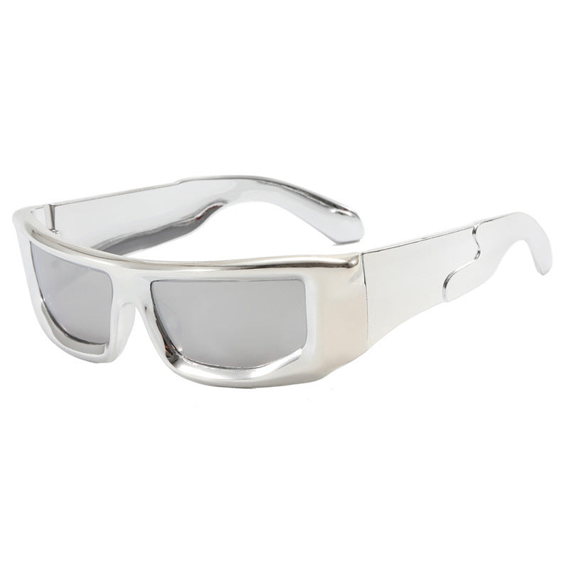 Ladies Sporty Sunglasses with Stylish Metal Frame Bowlift