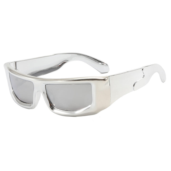 Ladies Sporty Sunglasses with Stylish Metal Frame Bowlift