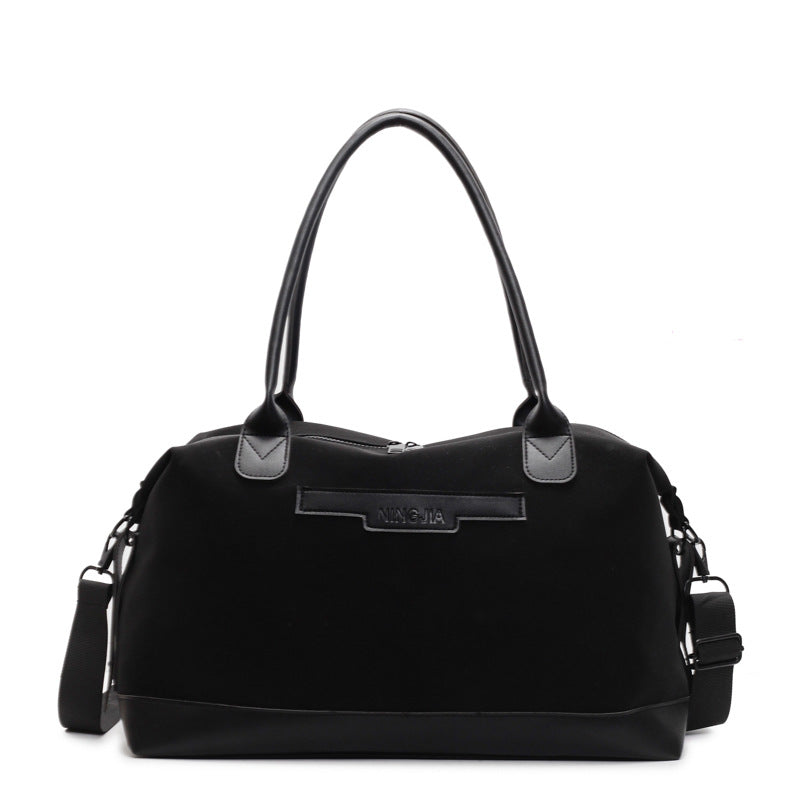 Elegant Leather Travel Duffle