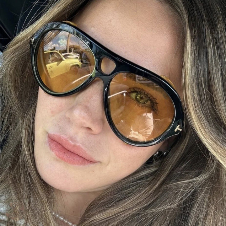 Women modern sunglasses with unique design Bowlift