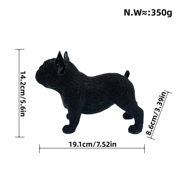 Decorative French Bulldog Sculpture Bowlift