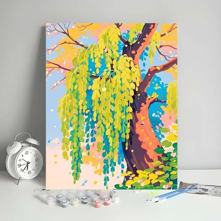 Outdoor Scenic Tree Art Canvas Kit Bowlift