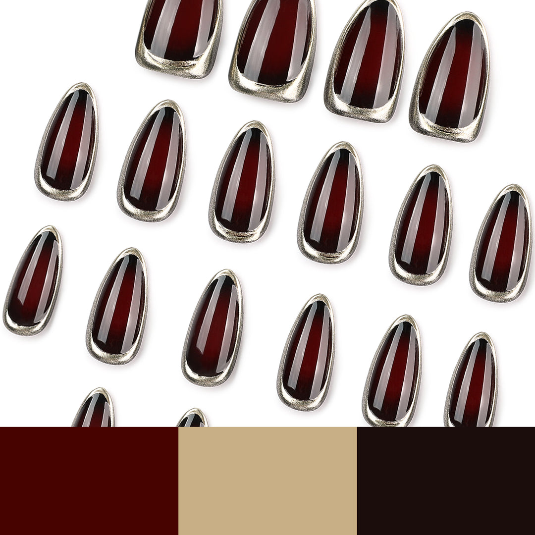 Glamorous nail art in elegant design Bowlift