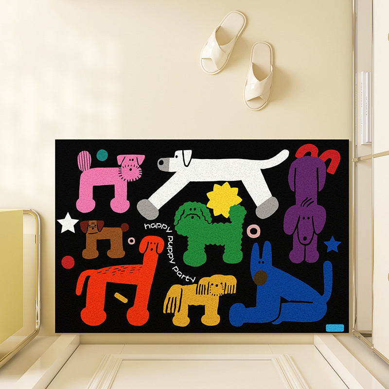 Unisex Playful Illustrated Welcome Mat Bowlift