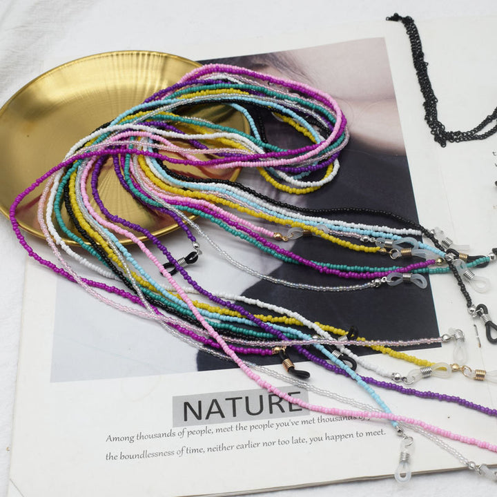 Beaded Eyewear Retainer Chain Bowlift