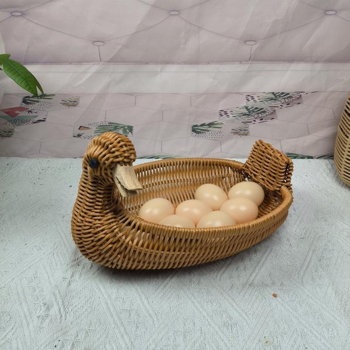 Handcrafted Food and Decor Basket Bowlift