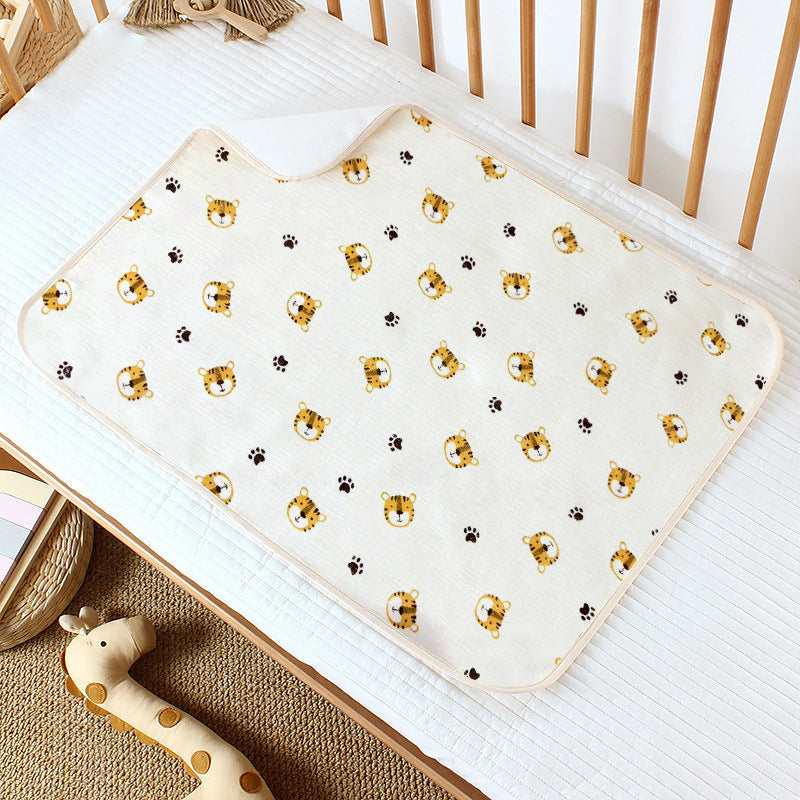 Ladies changing pad with cheerful floral pattern Bowlift