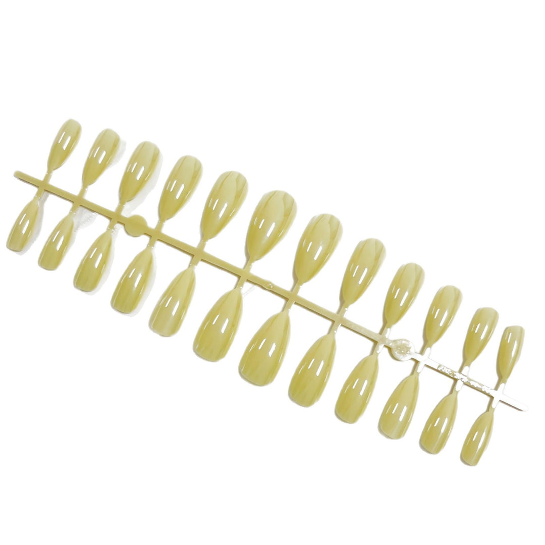 Premium Almond-Shaped Glossy Press-On Nails Bowlift