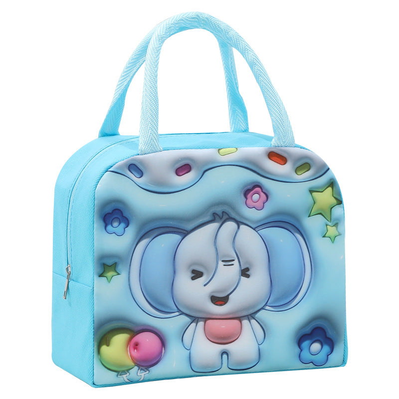 Cute Panda-Themed Insulated Lunch Bag