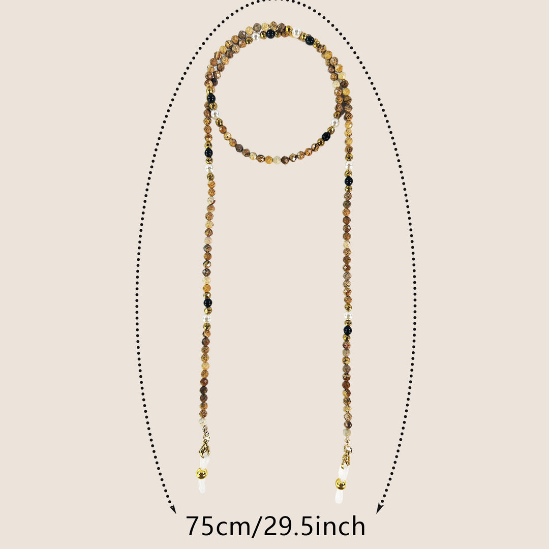 Artisan Beaded Eyewear Chain Bowlift