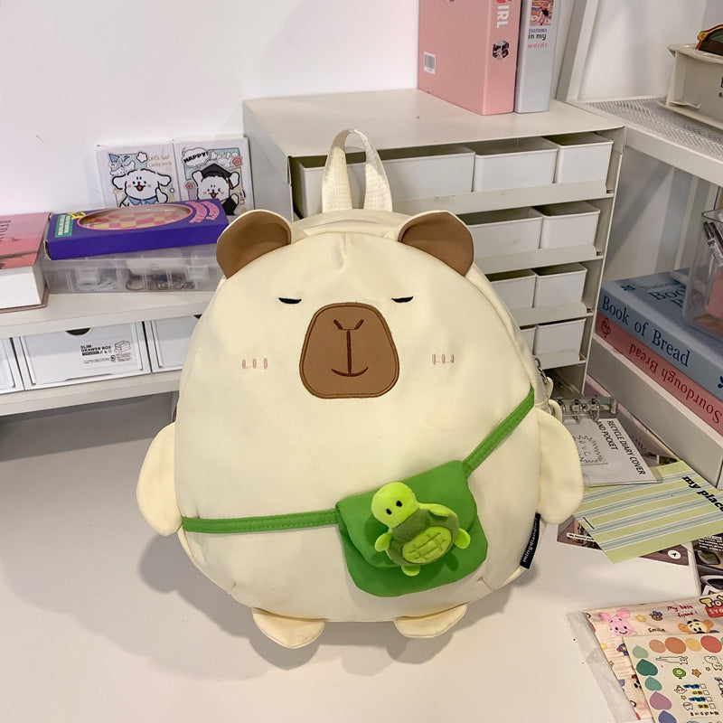 Backpack with Unique Animal Design and Many Compartments Bowlift
