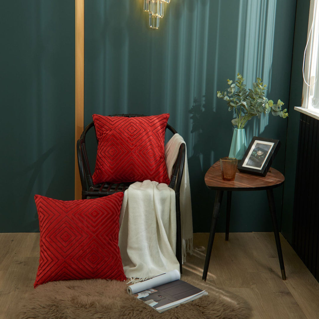 Decorative Geometric Accent Pillow