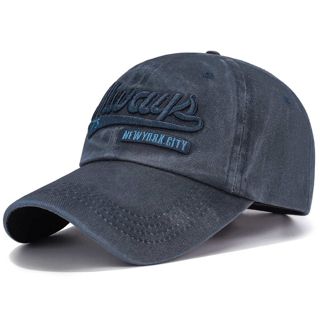 Women's Embroidered Cotton Baseball Cap Bowlift
