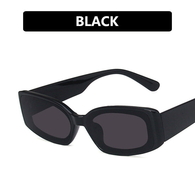 Ladies fashionable transparent sunglasses with square design Bowlift