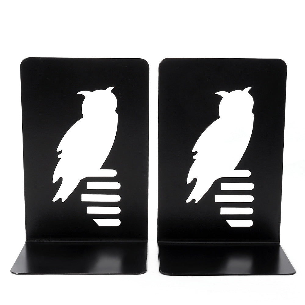 Geometric Owl Bookends