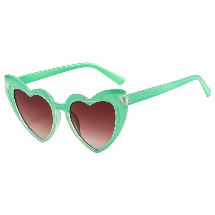 Women's fashionable heart sunglasses with UV protection Bowlift