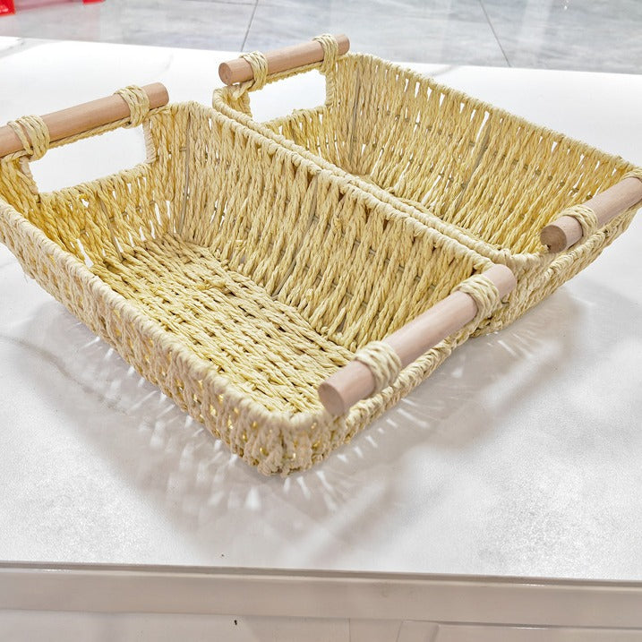Stylish Handwoven Storage Basket Bowlift