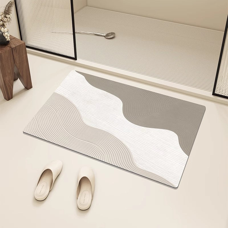 Unisex Non-Slip Memory Foam Bath Mat Bowlift