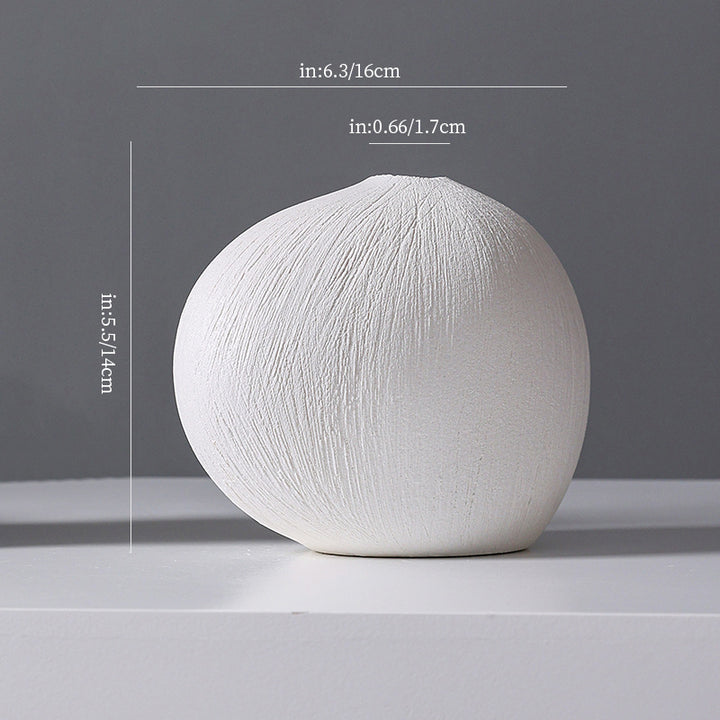 Decorative Organic Shaped Ceramic Vase