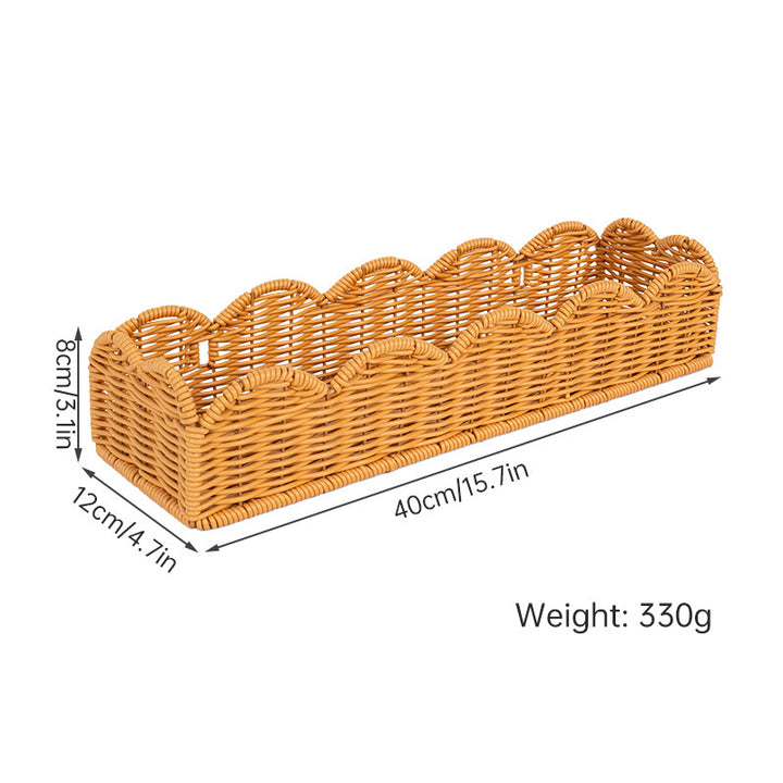 Storage Wicker Basket Bowlift