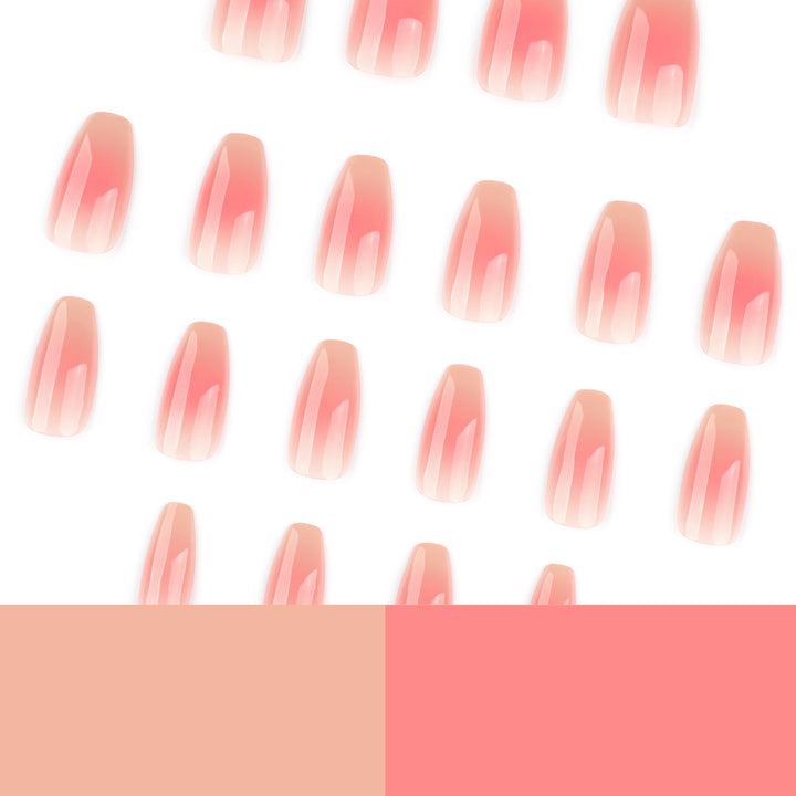 Stylish nail extensions with elegant ombre design Bowlift