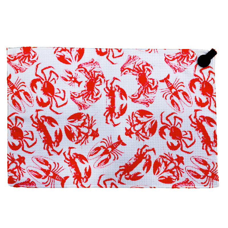 Towel with modern circular pattern Bowlift
