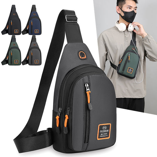 Military-Inspired Versatile Sling Bag Bowlift
