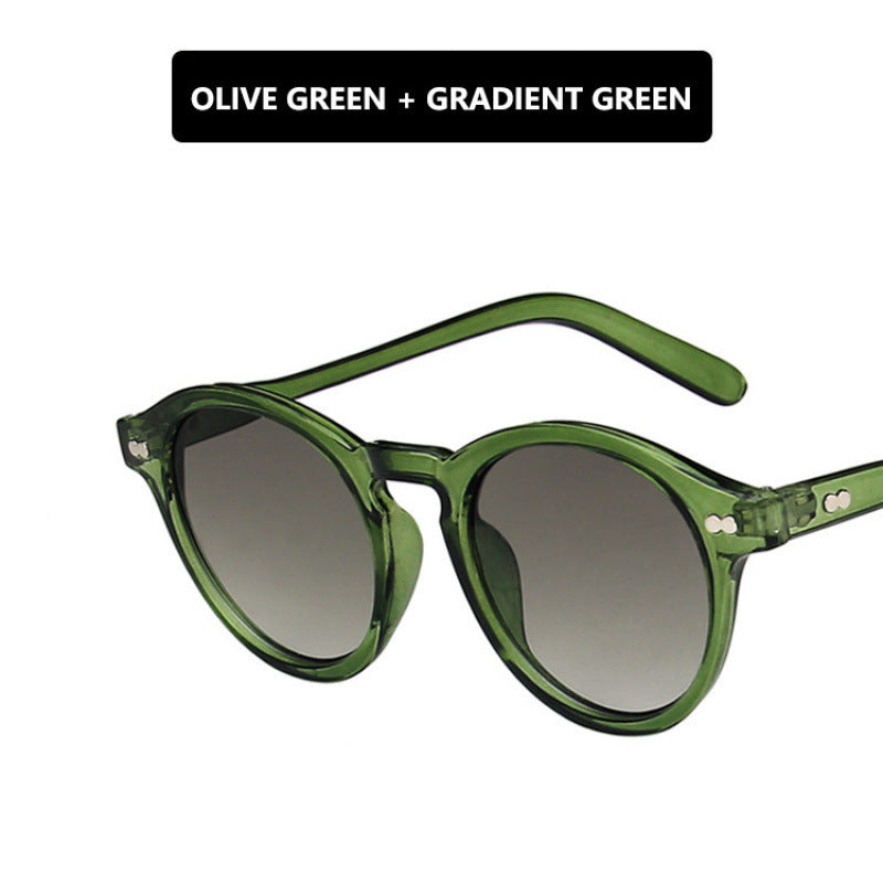 Women's fashionable round sunglasses Bowlift