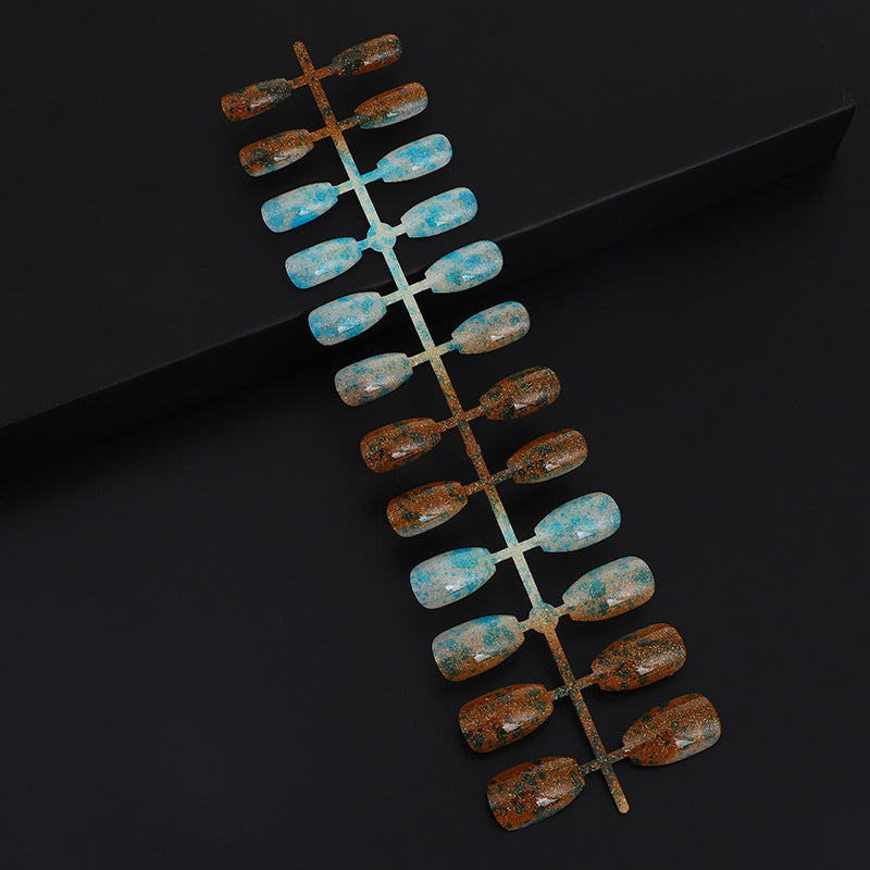 Luxury glitter design artificial nails Bowlift