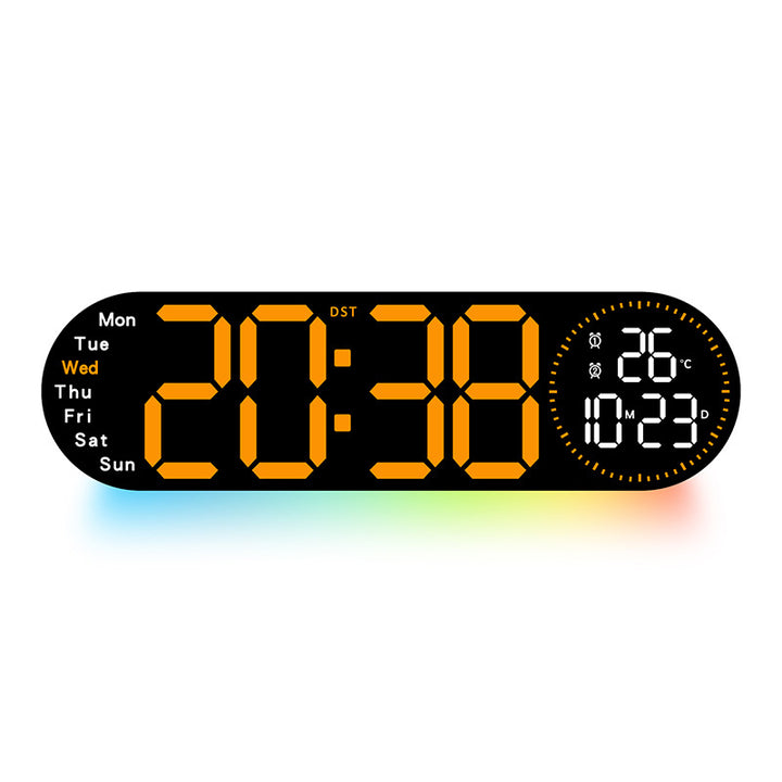 Digital multifunction alarm clock with temperature and weather display Bowlift