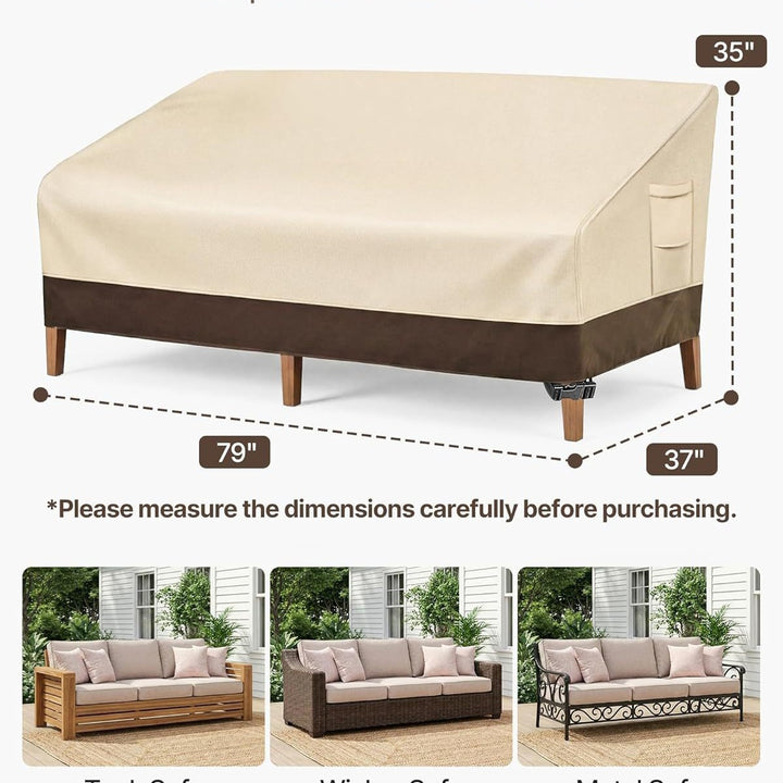 Cover for garden sofas with water-repellent material Bowlift