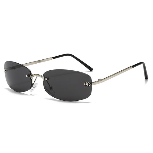 Sleek Modern Rectangle Sunglasses