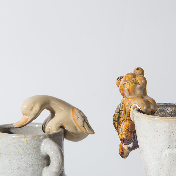 Decorative Ceramic Turtle Figurine