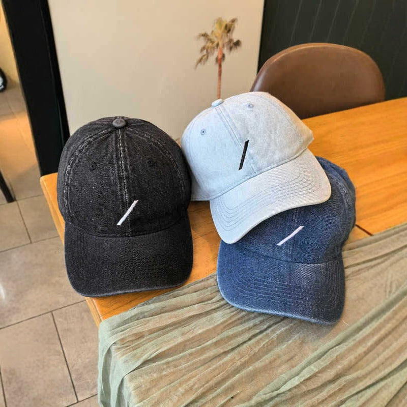 Men's Classic Denim-Style Baseball Cap Bowlift