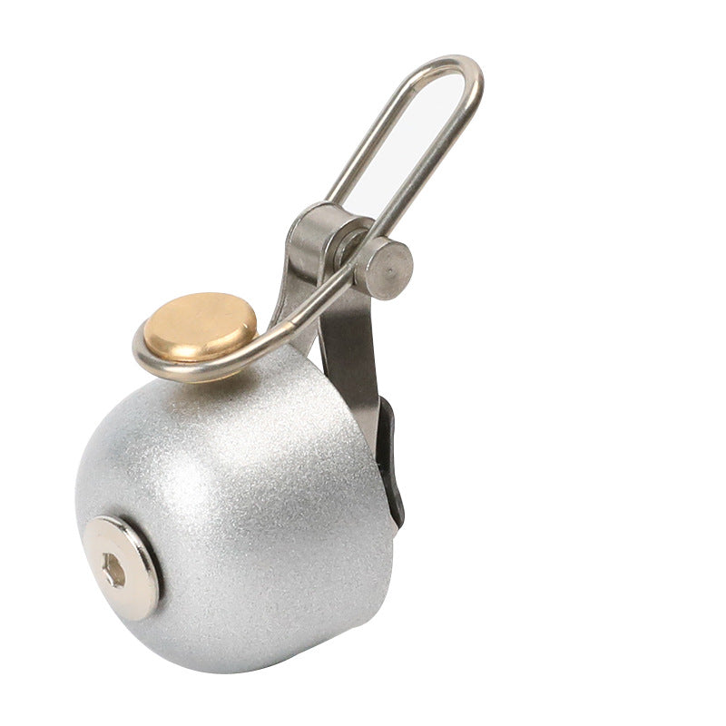 compact mini bicycle bell with stainless steel lever clamp Bowlift